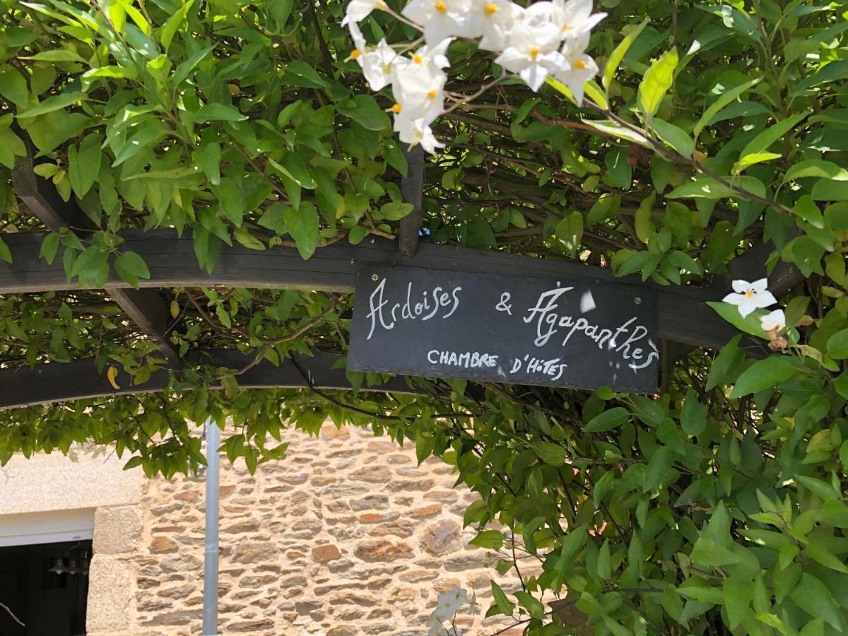 Bed and Breakfast Ardoises Et Agapanthes Pleslin-Trigavou Esterno foto